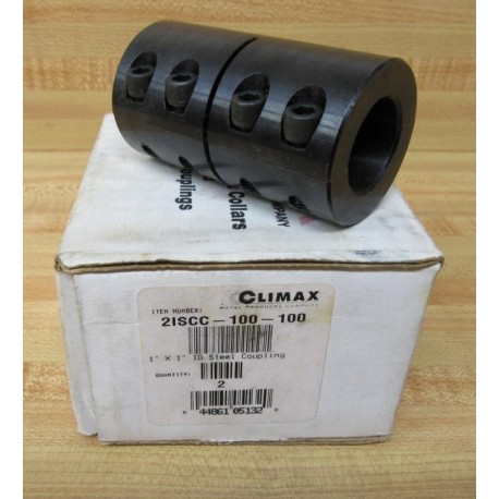Climax Metal Products 2ISCC-100-100 Clamping Coupling 2ISCC100100