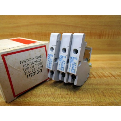 Cutler Hammer H2013-3 Heater Overload Relay H20133 (Pack of 3)