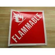 W.H. Brady 76402 Flammable Sign (Pack of 13) - New No Box