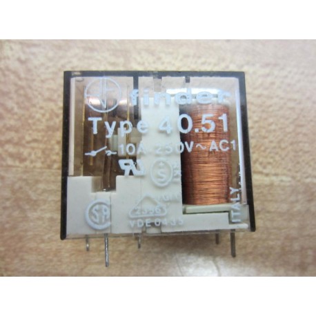 Finder TYPE 40.51 Relay 4051 12V DC - New No Box