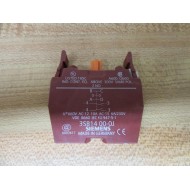 Siemens 3SB1400-0J Contact Block 3SB14000J - Used