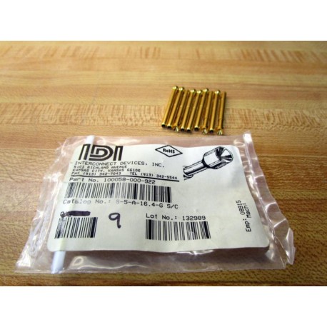 IDI S-5-A-16.4-G Test Spring Probe 100058-000-922 (Pack of 9)