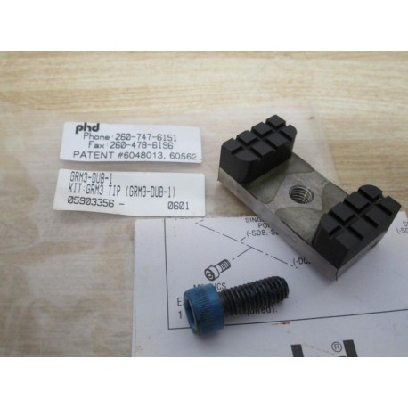 PHD GRM3-DUB-1 GRM3DUB1 Clamp Tip Kit