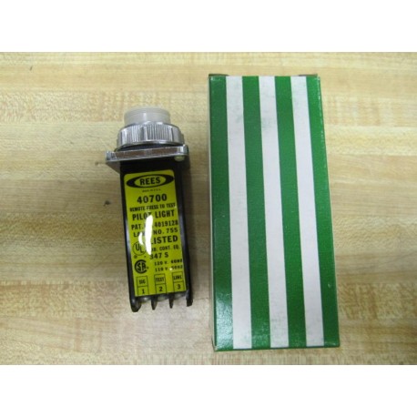 Rees 40700-000 Pilot Light Lamp NO. 755