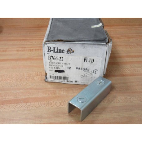 B-line B766-22 Cooper Straight Strut Joiner B76622 (Pack of 17)