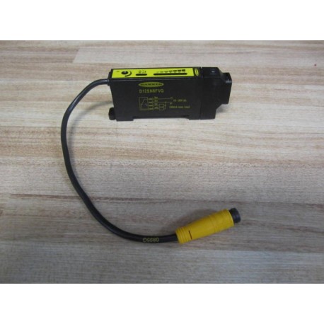 Banner D12SN6FVQ Sensor 33714 Yellow Connector - New No Box