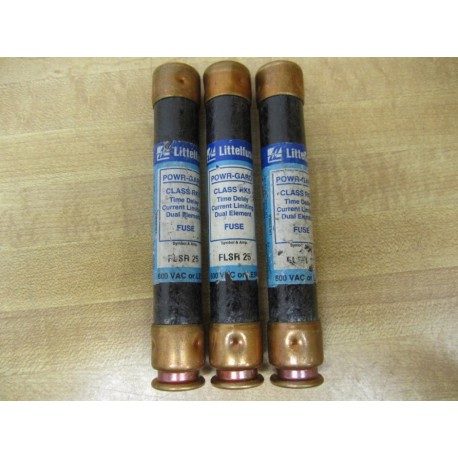 Littelfuse FLSR-25 Fuse FLSR25 (Pack of 3) - Used