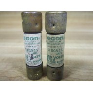 Economy Fuse ECN-15 Fuse ECN15 Tested (Pack of 2) - Used