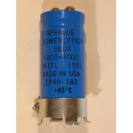 Sprague 36DX5800-40DC Capacitor 36DX580040DC - New No Box