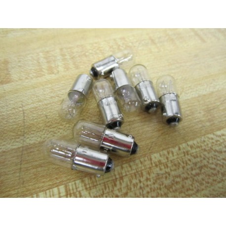 130V 20MA Miniature Lamp Bulbs (Pack of 8) - New No Box