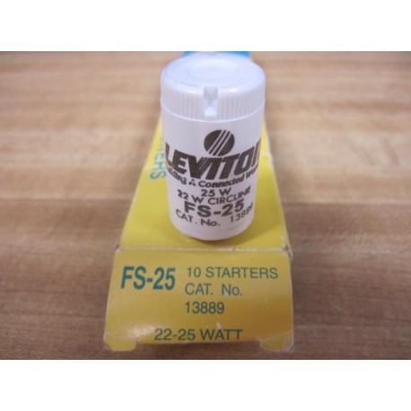 Leviton FS-25 Fluorescent Lamp Starters 13889 (Pack of 7)