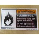 HCS 6020B-HE Warning Label 6020BHE (Pack of 25) - New No Box