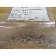 NCP NCF25-110K Resistor NCF25110K (Pack of 25)