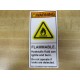 Clarion H6020-GKWVPJ Flammable Warning Label H6020GKWVPJ (Pack of 4)