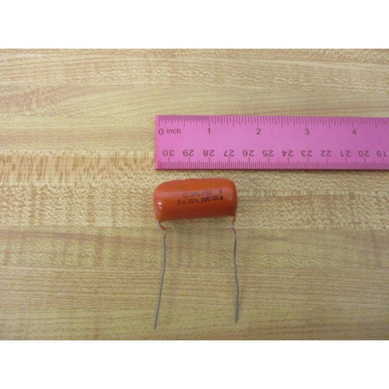 Pack of 5 Sprague 2PS-P50 Capacitor 2PSP50 200DC