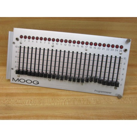 Moog D124-013-A001 Control Panel wCard D124-013 - Used