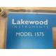 Lakewood Instruments 1575 Conductivity Controller Panel - Used