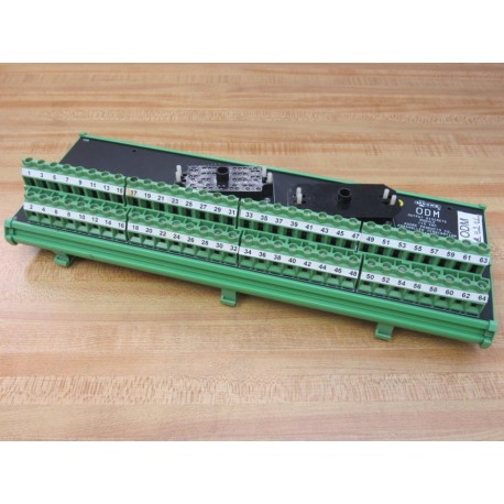 Moore 16192-1-2 ODM Termination Board 1619212 - Used