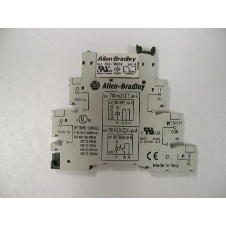 Allen Bradley 700-HLT1Z Terminal Block  700HLT1Z w700-TBR24 - Used