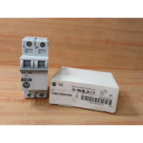 Allen Bradley 1492-CB2F020 2A Circuit Breaker 1492CB2F020