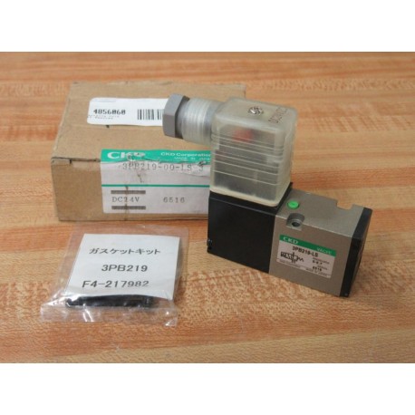 CKD 3PB219-00-LS-3 Solenoid Valve 3PB21900LS3