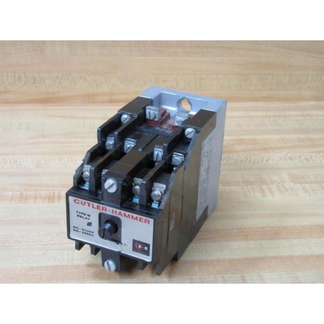 Cutler Hammer D23MB Eaton Type M Relay D23MDChipped Housing - Used