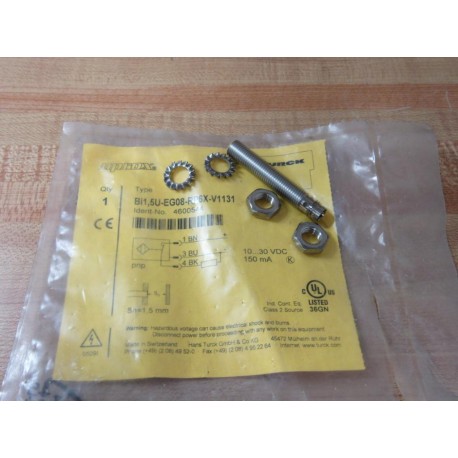 Turck Bi1,5U-EG08-RP6X-V1131 Proximity Sensor 4600544