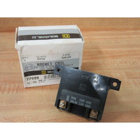 Square D 9998 SAC-45 Coil 9998SAC45 Series B
