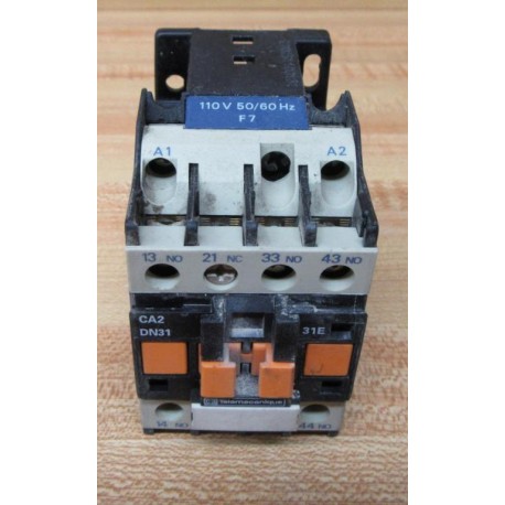 Telemecanique CA2-DN31-F7 Control Relay CA2DN31F7 - Used