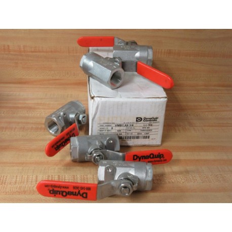 DynaQuip VMB1.A9 34 Ball Valve VMB1A934 (Pack of 5)