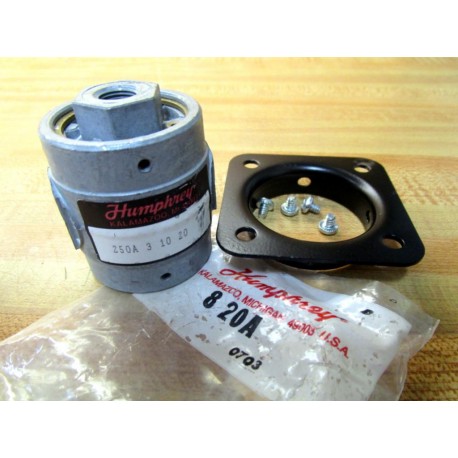 Humphrey 250A 3 10 20 Air-Piloted Valve 250A31020 W Mount - New No Box