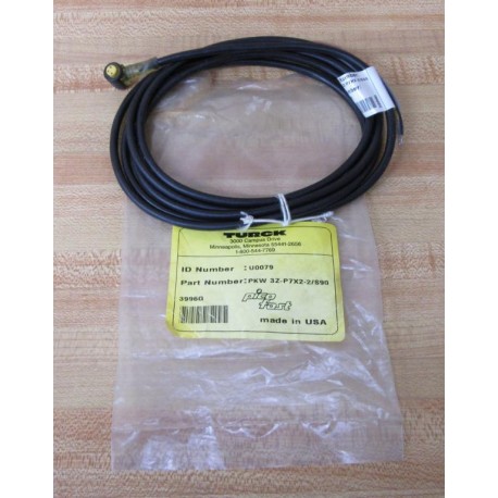 Turck PWK 3Z-P7X2-2S90 Cord Set U0079