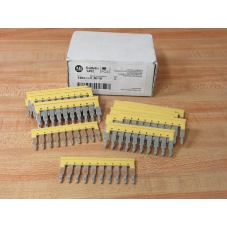 Allen Bradley 1492-CJLJ6-10 Center Jumpers 1492CJLJ610 (Pack of 19)