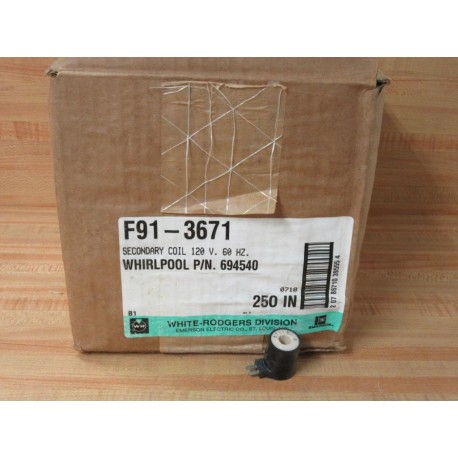 White Rodgers F91-3671 Coil F913671 Whirlpool 694540 (Pack of 250)