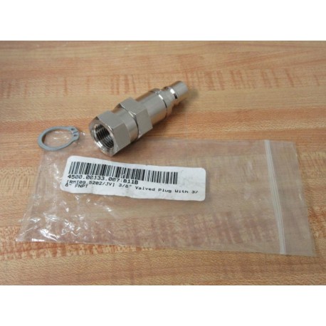 Staubli RMI09-5202JV Valved Plug RMI095202JV