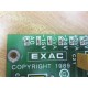 EXAC 05004400 Sensor Interface Bd - Used