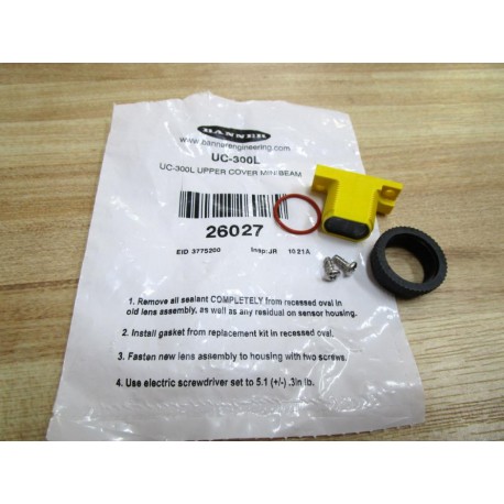 Banner UC-300L Mini-Beam Replacement Lens Assembly UC300L