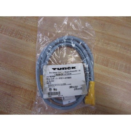 Turck RKC 4.4T-1-WSC 4.4TS622 U5213 Cable RKC44T1WSC44TS622