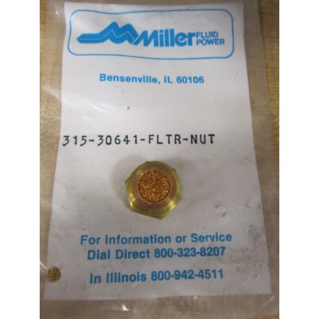 Miller 315-30641-FLTR-NUT Silencer 31530641FLTRNUT