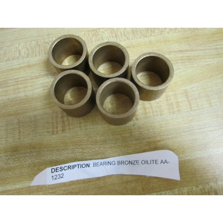 Bunting AA-1232 Pack Of 5 Plain Cylinders - New No Box