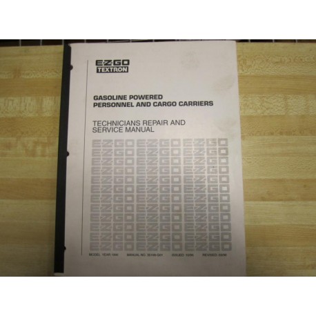 Textron 35108-G01 Service Manual - Used