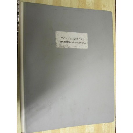 Brother TC-731731S Maintenance Manual  TC731731S - Used