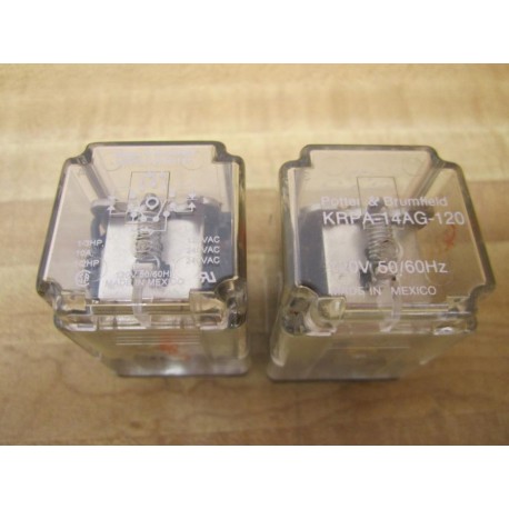 Potter & Brumfield KRPA-14AG-120 Relay KRPA-14AG-120V (Pack of 2) - New No Box