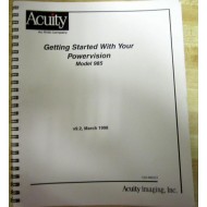 Acuity 985 Powervision Model Manual - Used