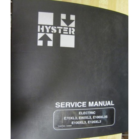 Hyster 1483862 Electric Service Manual Hy-1483862 - Used