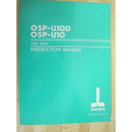Okuma OSP-U100 Instruction Manual - Used