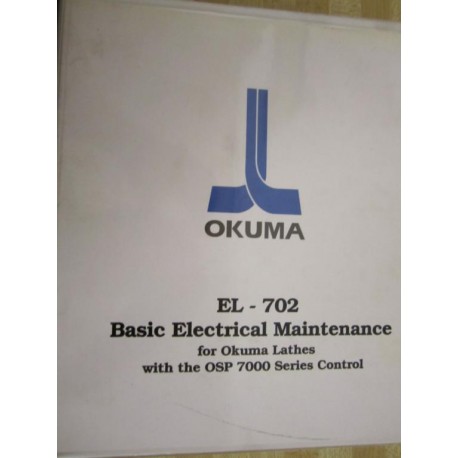 Okuma EL-702 Maintenance Manual - Used