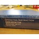 Oerlikon 291 511 Operating Instruction Manual 291511 - Used