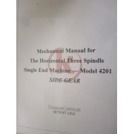 Kasper 4201 Mechanical Manual - Used