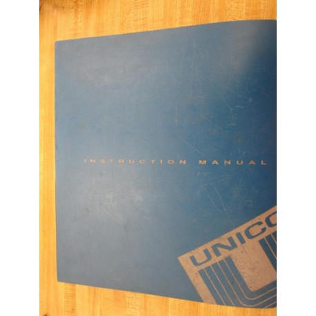 Unico SC-1523 Instrution Manual - Used